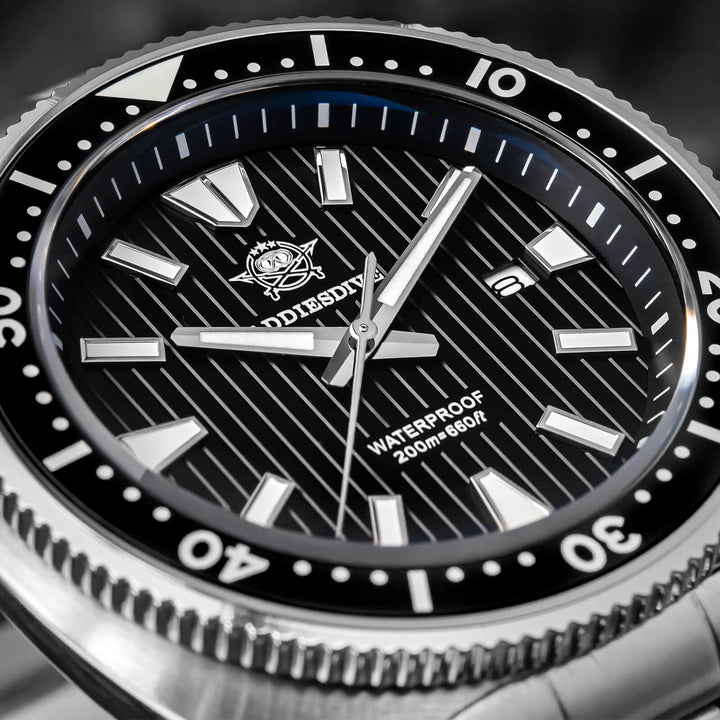 Reloj Hombre Addiesdive Turtle Quartz Diver AD2507 - Elegante Reloj de Buceo de Cuarzo - Addiesdiverelojes