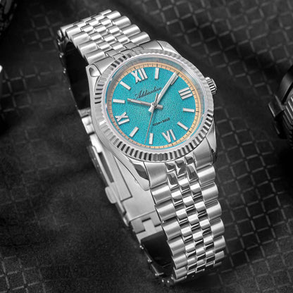 ADDIESDIVE AD2535 Reloj de Cuarzo VH31 de 36mm con Esfera de Colores de Verano y Cristal de Zafiro