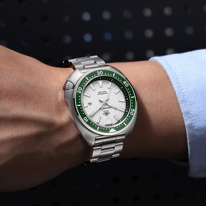 Reloj Hombre Addiesdive Turtle Quartz Diver AD2507 - Elegante Reloj de Buceo de Cuarzo - Addiesdiverelojes