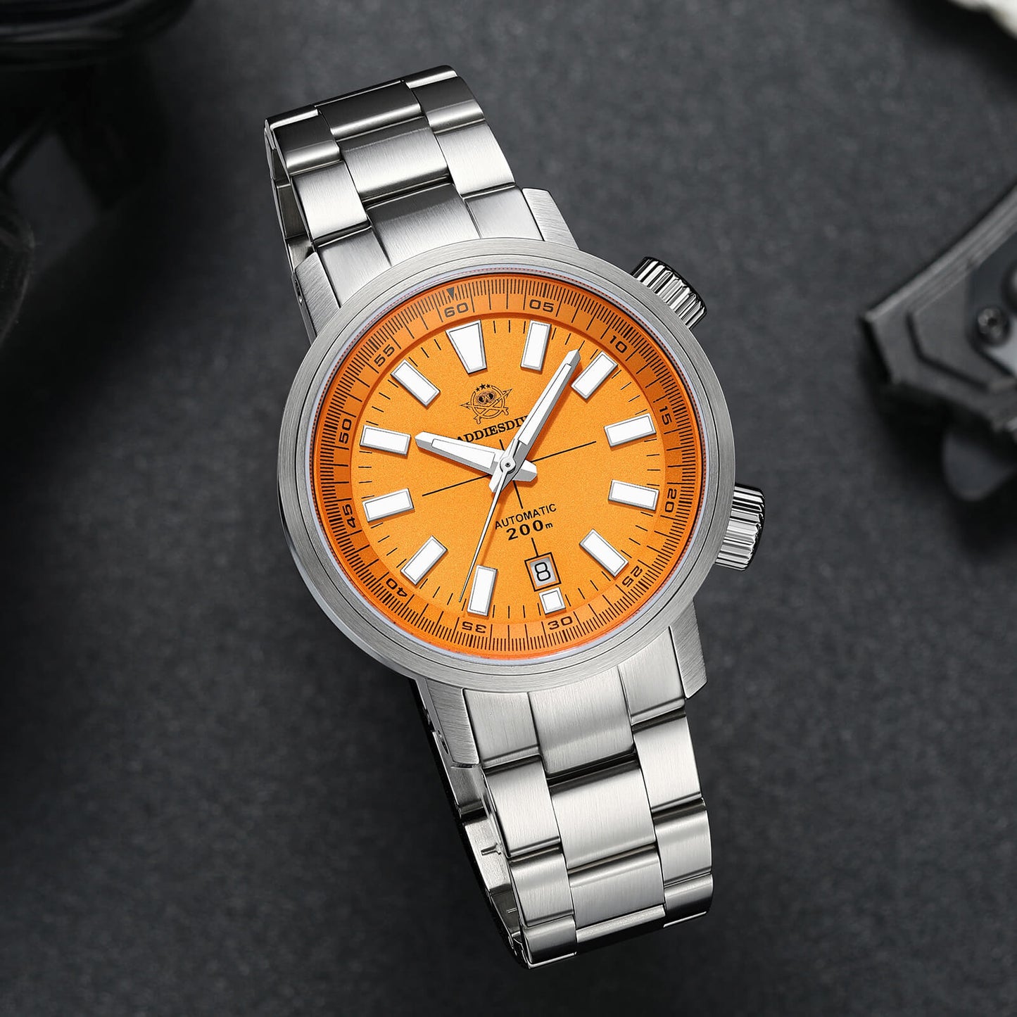 AD2093 – Reloj Automático Dual Crown Original de Addiesdive, Elegante y Preciso