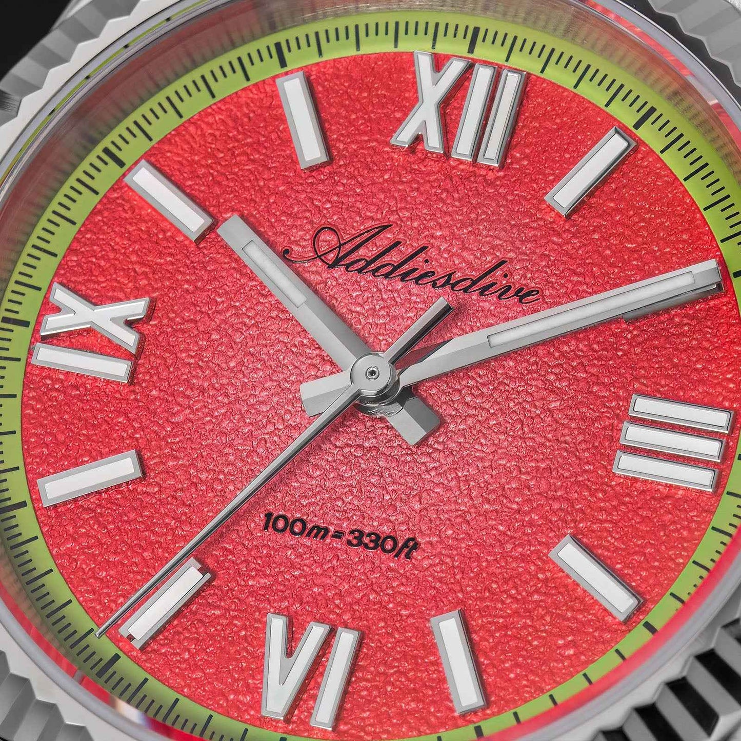 ADDIESDIVE AD2535 Reloj de Cuarzo VH31 de 36mm con Esfera de Colores de Verano y Cristal de Zafiro