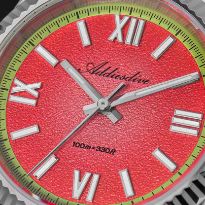 ADDIESDIVE AD2535 Reloj de Cuarzo VH31 de 36mm con Esfera de Colores de Verano y Cristal de Zafiro