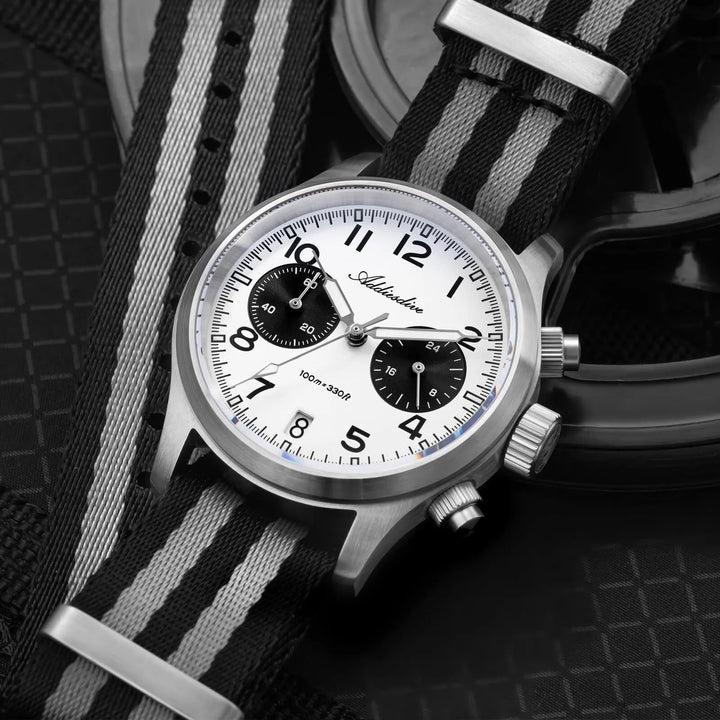 AD2538 – Cronógrafo Retro Casual 39 mm VK64 Addiesdive - Addiesdiverelojes
