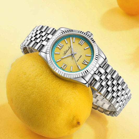 ADDIESDIVE AD2535 Reloj de Cuarzo VH31 de 36mm con Esfera de Colores de Verano y Cristal de Zafiro