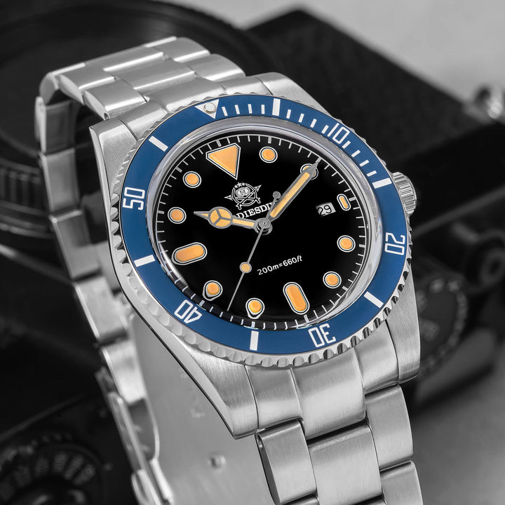 ADDIESDIVE AD2501 reloj de cuarzo 39 mm con bisel giratorio bidireccional - Addiesdiverelojes