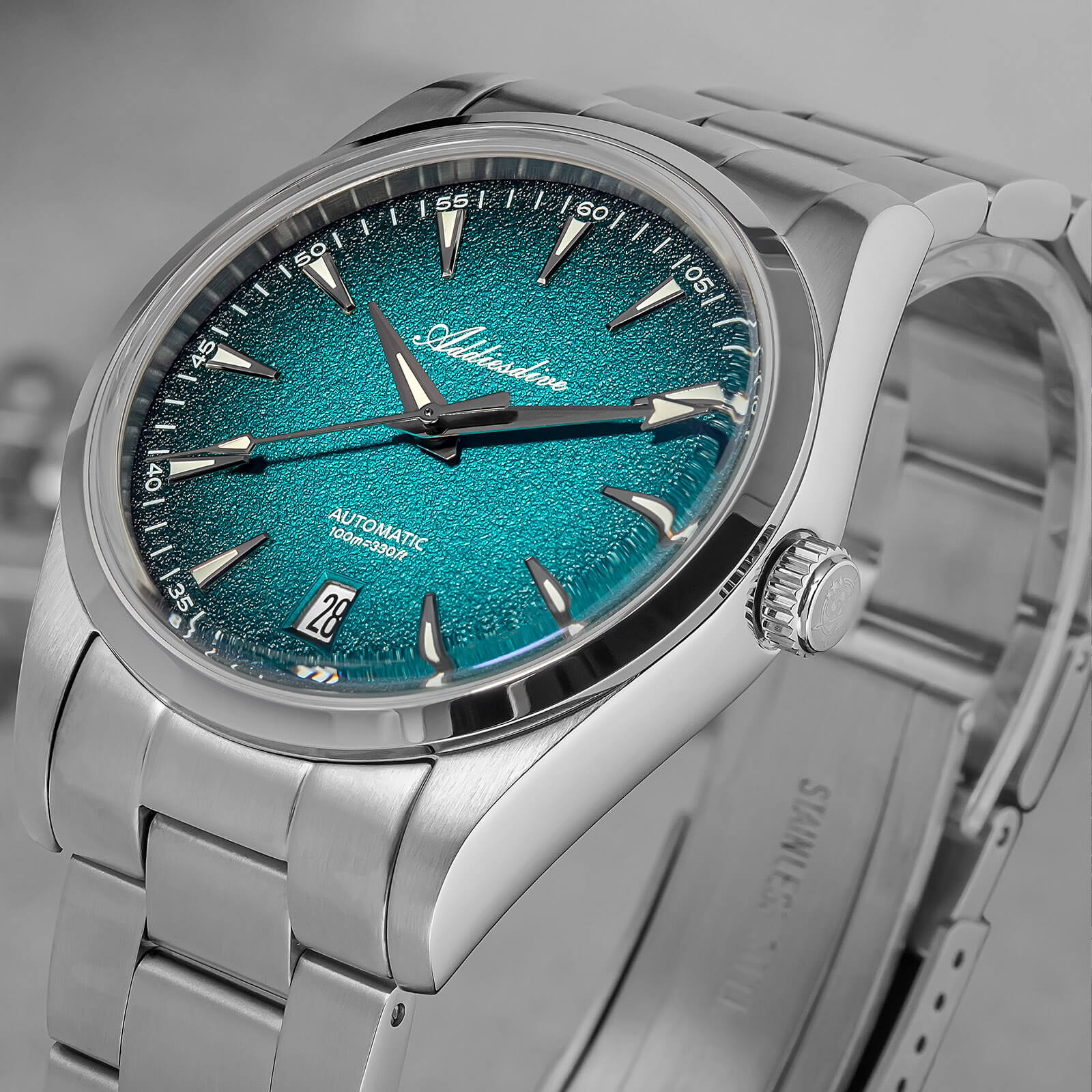 Addiesdive Reloj Automático para Hombre de 39 mm con NH35 – Modelo AD2094-Azul-
