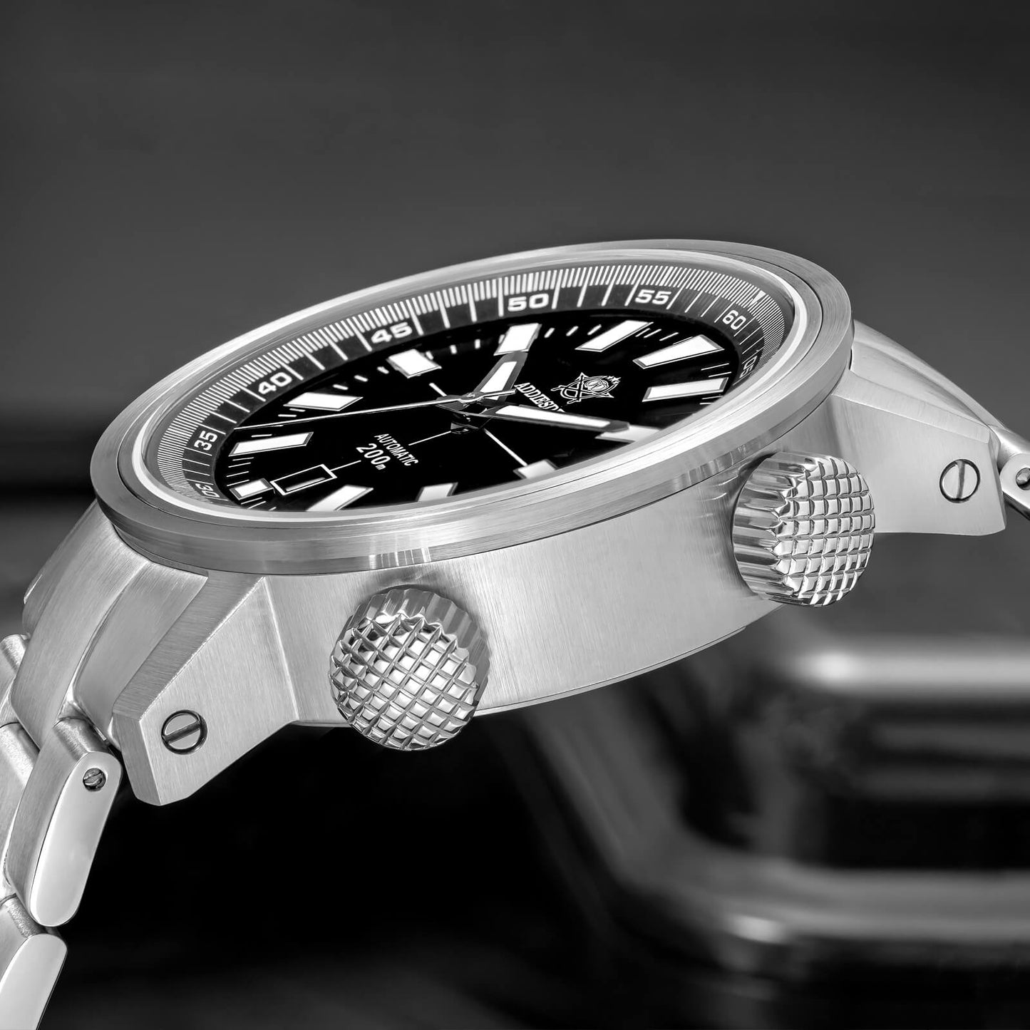 AD2093 – Reloj Automático Dual Crown Original de Addiesdive, Elegante y Preciso