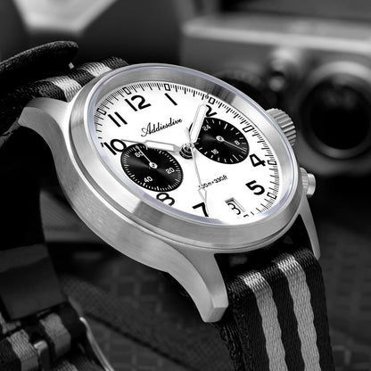 AD2538 – Cronógrafo Retro Casual 39 mm VK64 Addiesdive