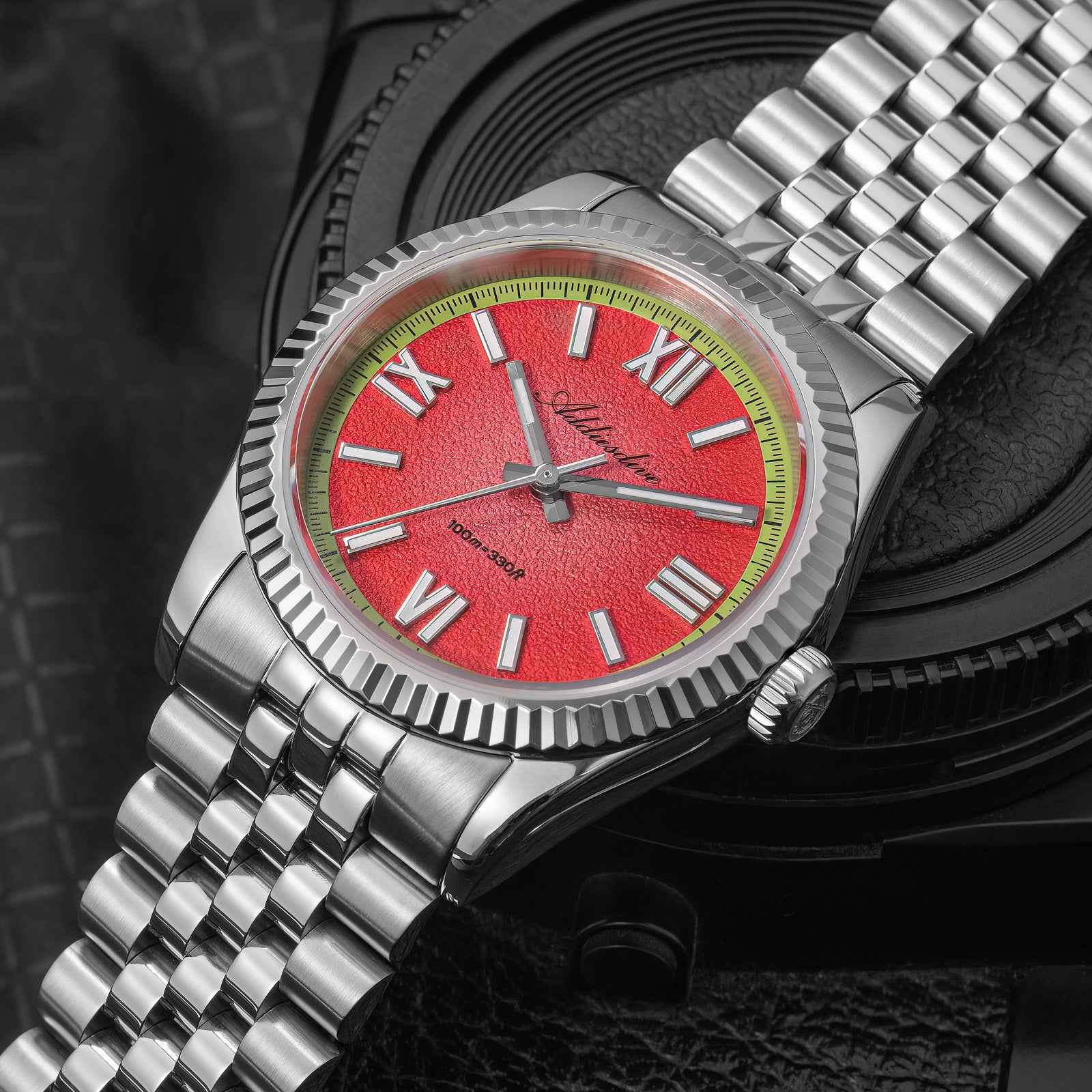 ADDIESDIVE AD2535 Reloj de Cuarzo VH31 de 36mm con Esfera de Colores de Verano y Cristal de Zafiro