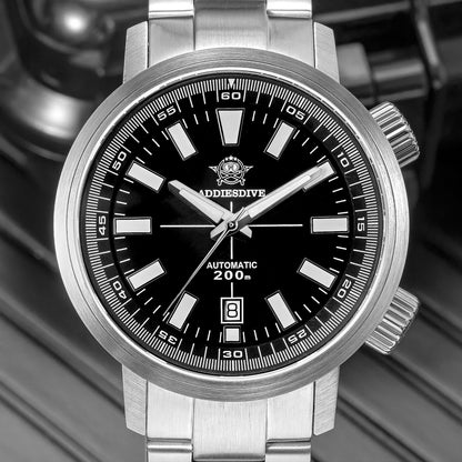 AD2093 – Reloj Automático Dual Crown Original de Addiesdive, Elegante y Preciso