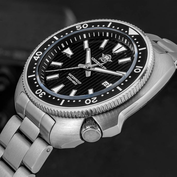 Reloj Hombre Addiesdive Turtle Quartz Diver AD2507 - Elegante Reloj de Buceo de Cuarzo - Addiesdiverelojes