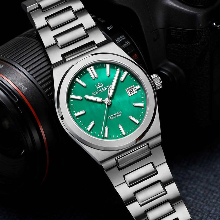 K008 AddiesKIN Reloj Hombre 39 mm Esfera Nácar Miyota