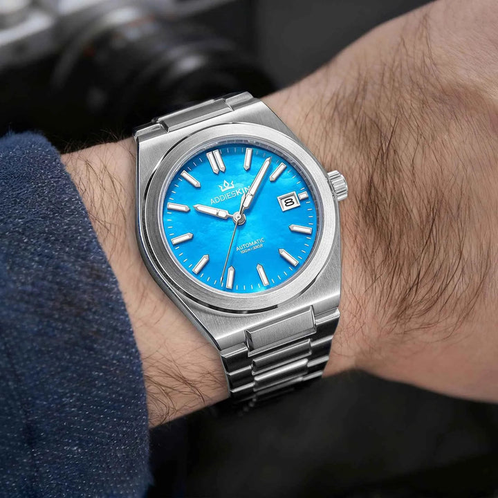 K008 AddiesKIN Reloj Hombre 39 mm Esfera Nácar Miyota