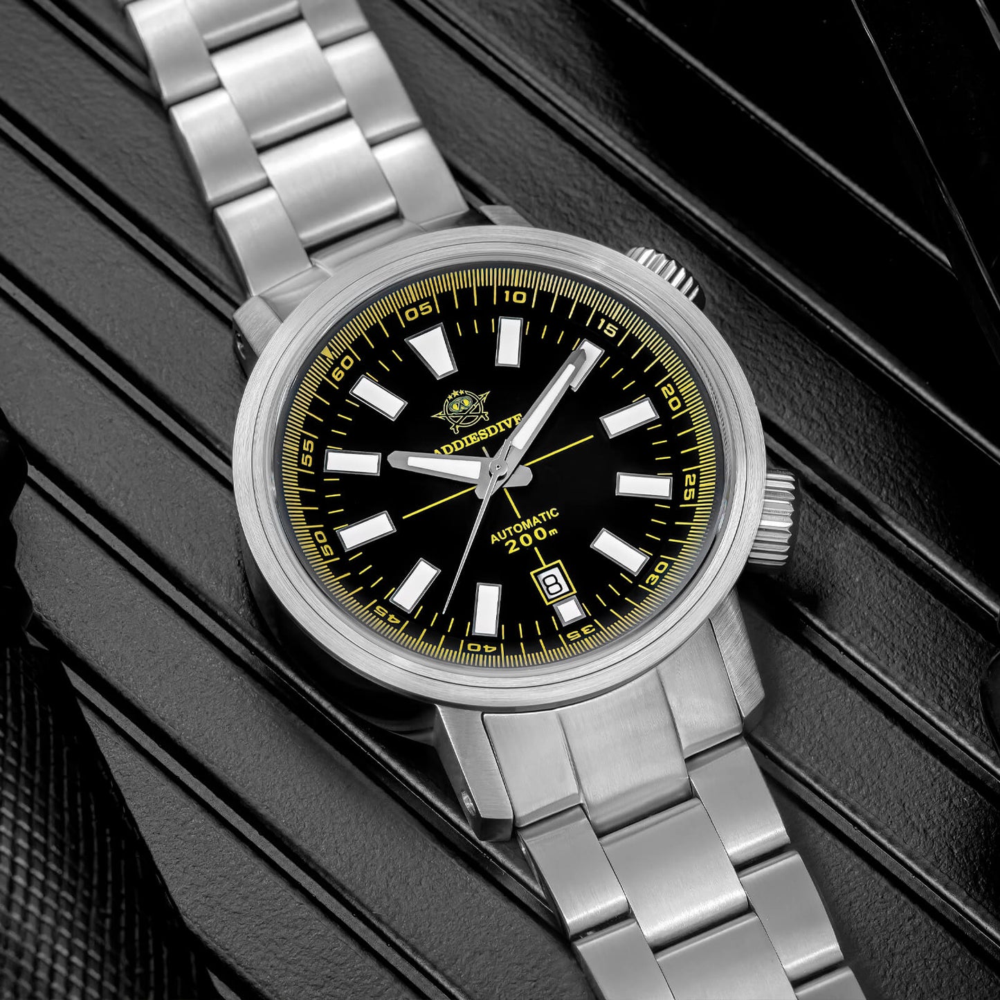 AD2093 – Reloj Automático Dual Crown Original de Addiesdive, Elegante y Preciso