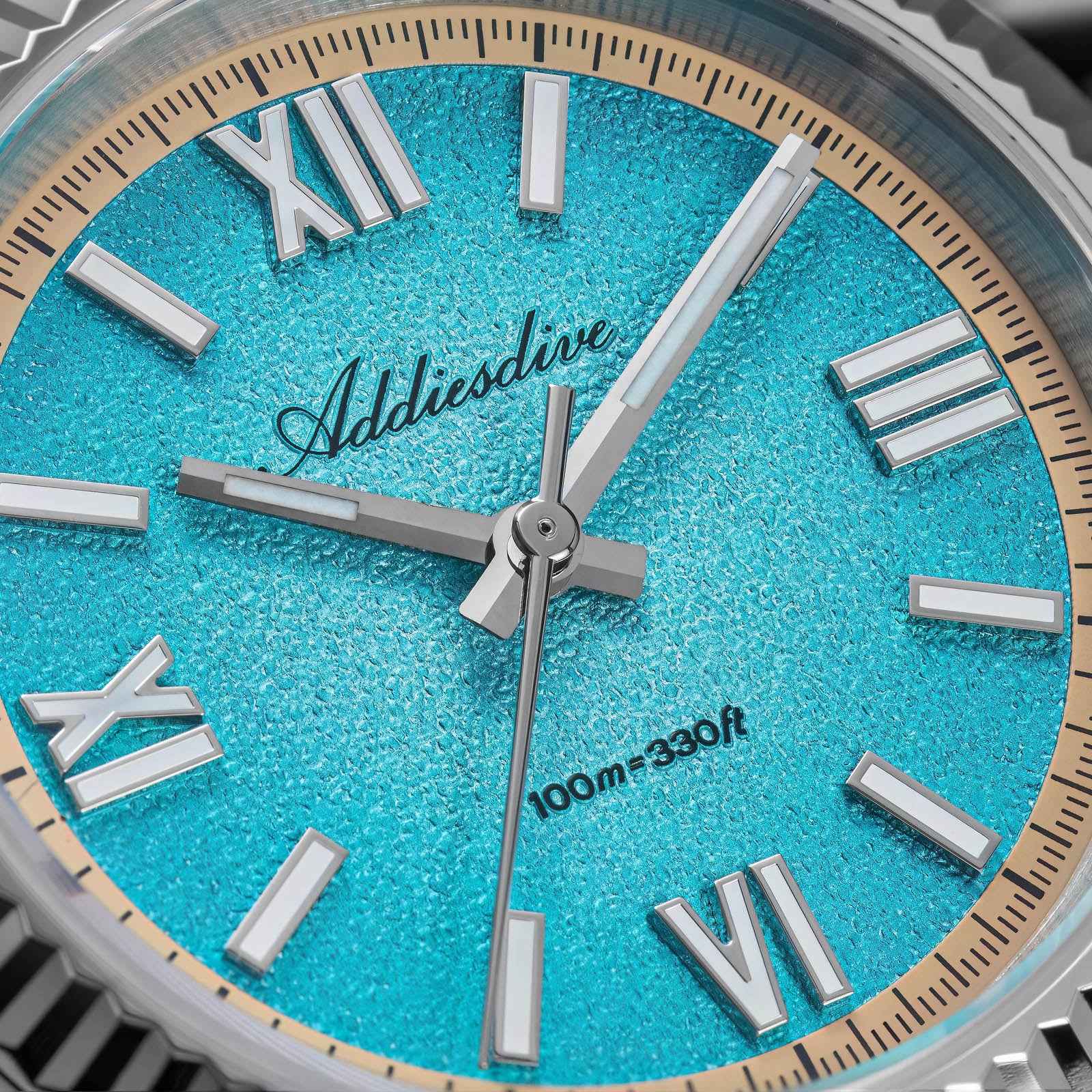 ADDIESDIVE AD2535 Reloj de Cuarzo VH31 de 36mm con Esfera de Colores de Verano y Cristal de Zafiro