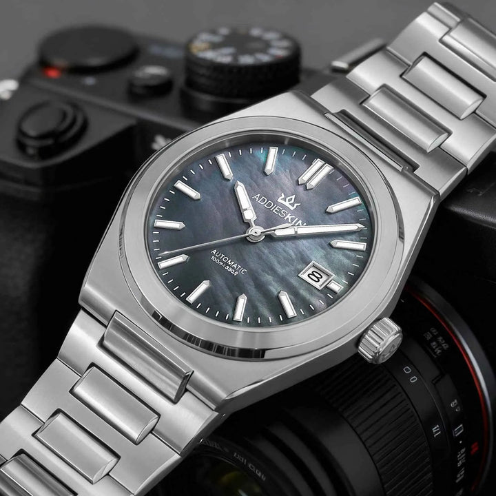 K008 AddiesKIN Reloj Hombre 39 mm Esfera Nácar Miyota