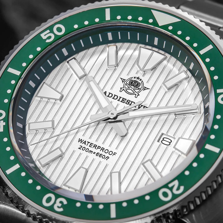 Reloj Hombre Addiesdive Turtle Quartz Diver AD2507 - Elegante Reloj de Buceo de Cuarzo - Addiesdiverelojes