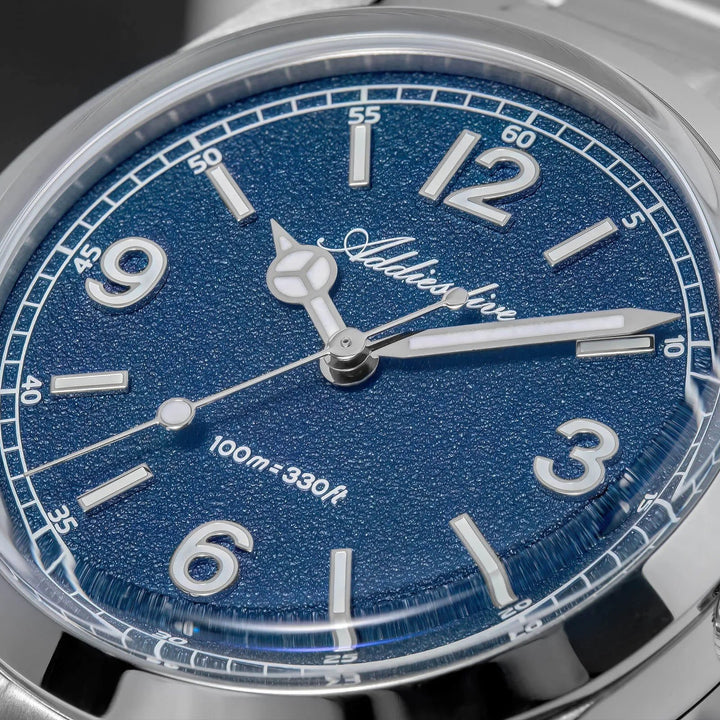 Esfera texturizada estilo arena – ADDIESDIVE AD2518 Reloj de campo VH31 de 36 mm - Addiesdiverelojes