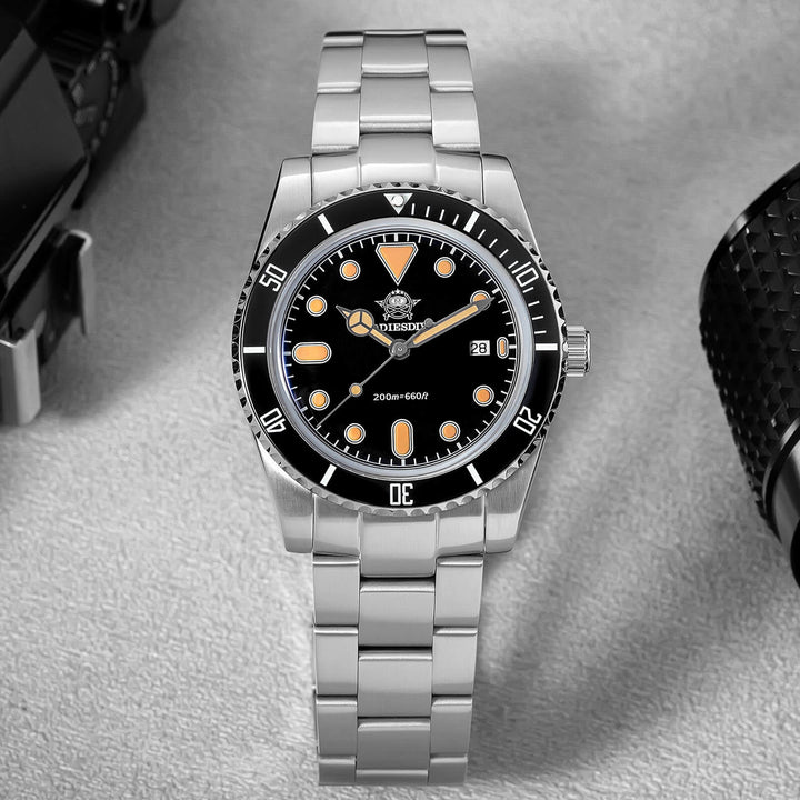 ADDIESDIVE AD2501 reloj de cuarzo 39 mm con bisel giratorio bidireccional - Addiesdiverelojes