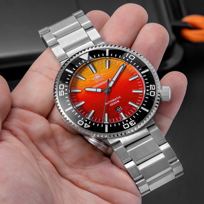Addiesdive Reloj Buceo 46 mm AD2526 – Elegante Esfera Degradada, Automático Japonés 8215