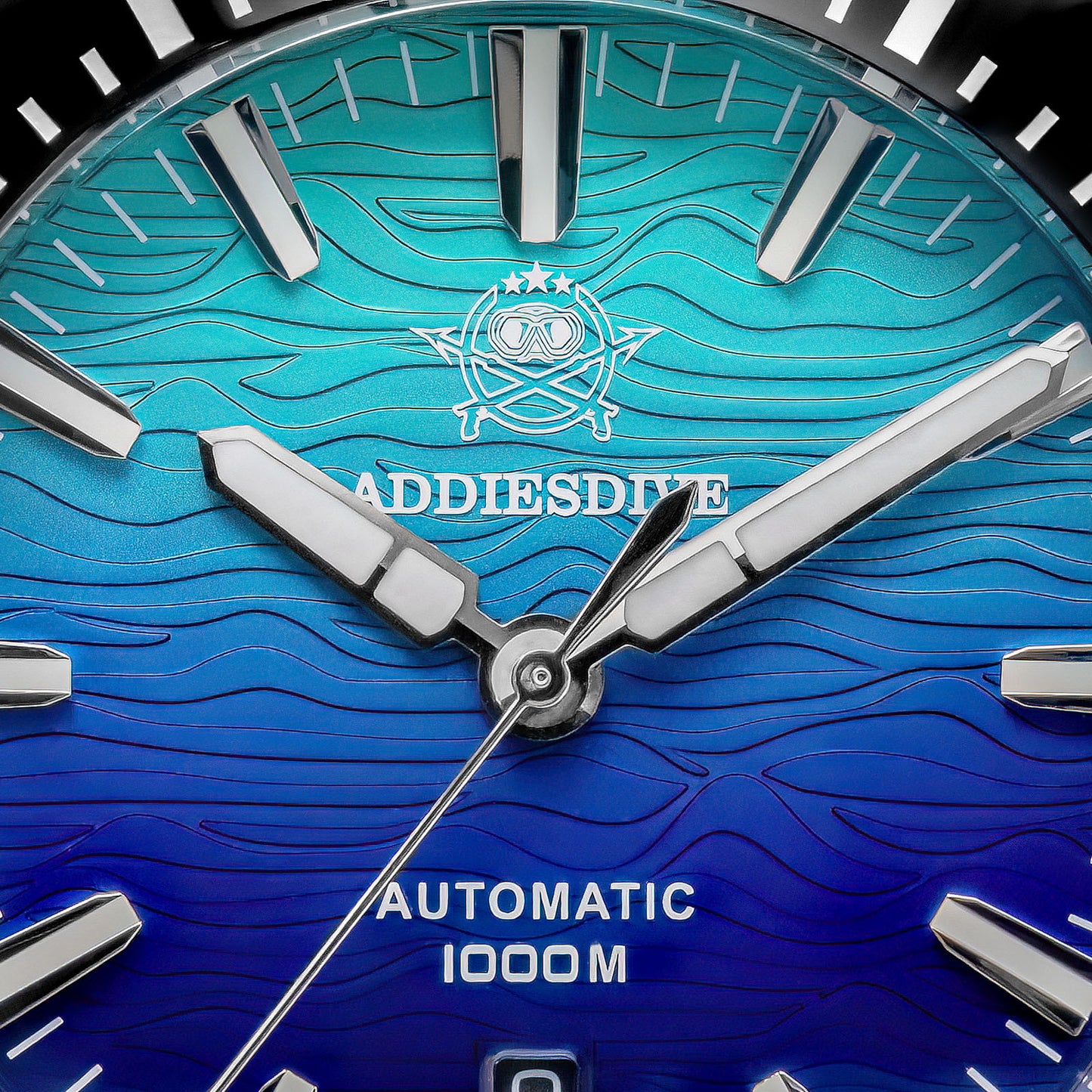 Addiesdive Reloj Buceo 46 mm AD2526 – Elegante Esfera Degradada, Automático Japonés 8215