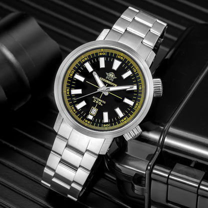 AD2093 – Reloj Automático Dual Crown Original de Addiesdive, Elegante y Preciso