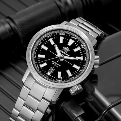 AD2093 – Reloj Automático Dual Crown Original de Addiesdive, Elegante y Preciso