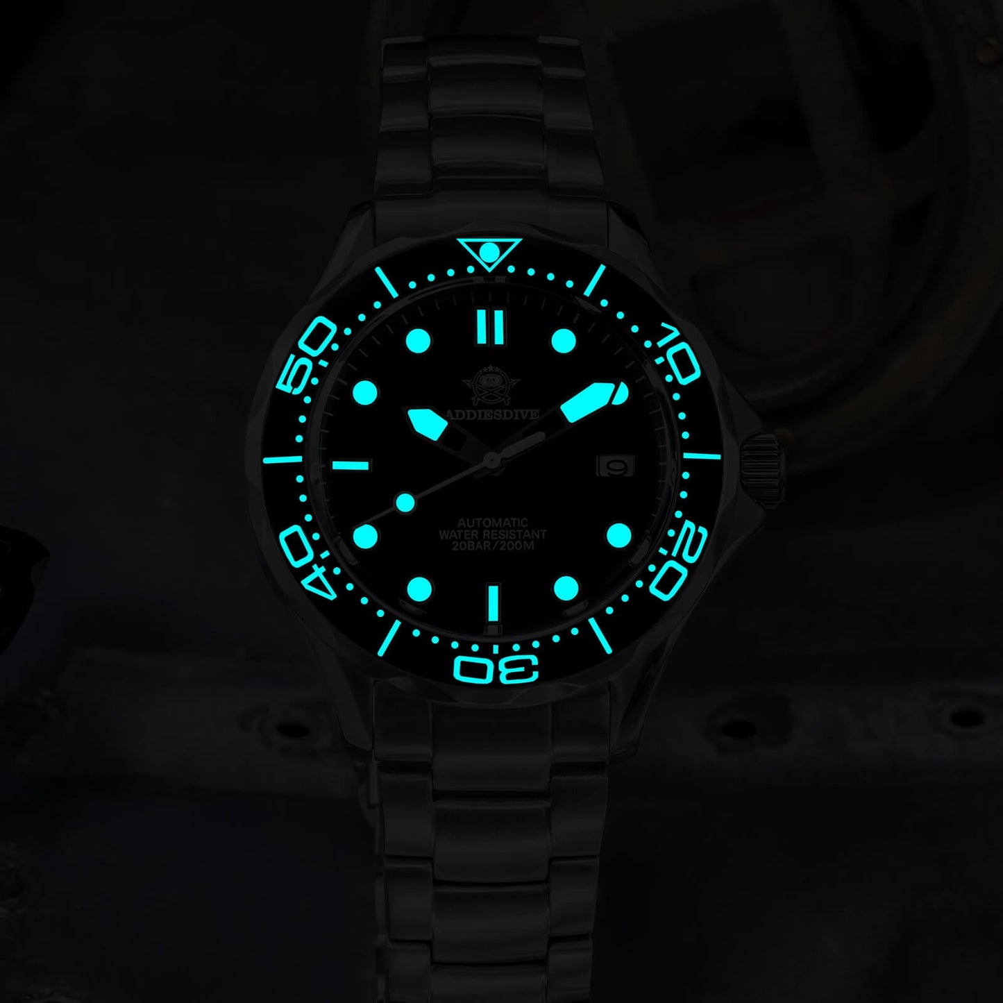 ADDIESDIVE Reloj de buceo automático para hombre AD2106