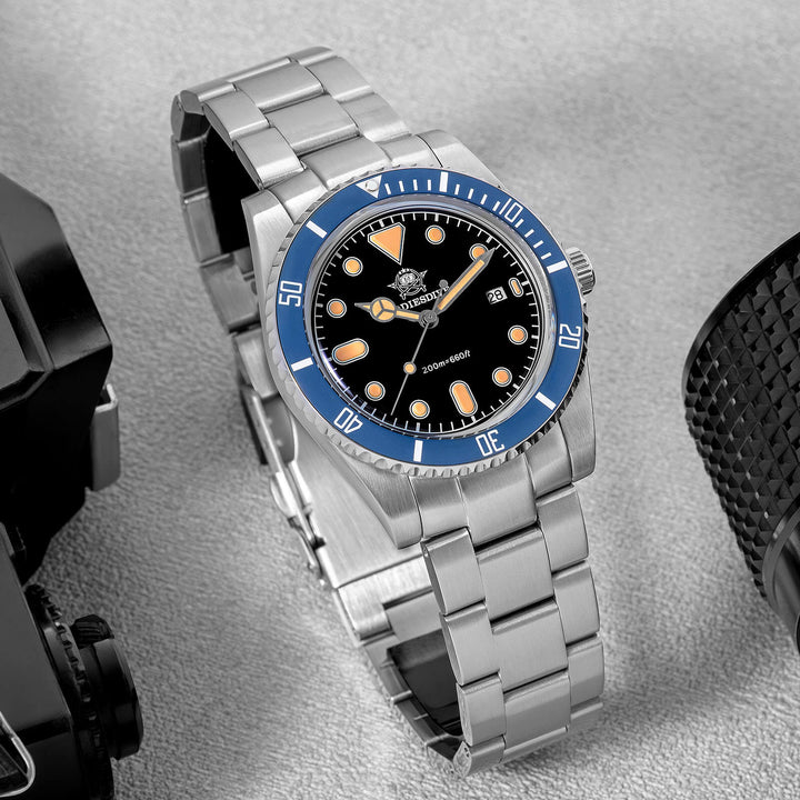 ADDIESDIVE AD2501 reloj de cuarzo 39 mm con bisel giratorio bidireccional - Addiesdiverelojes