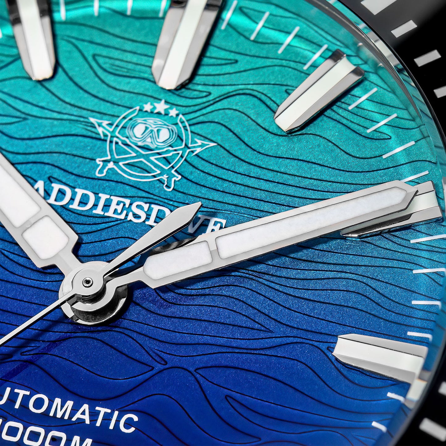 Addiesdive Reloj Buceo 46 mm AD2526 – Elegante Esfera Degradada, Automático Japonés 8215