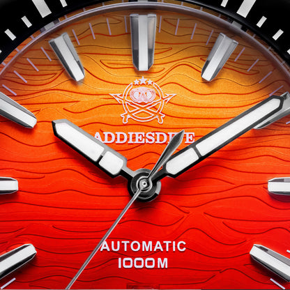 Addiesdive Reloj Buceo 46 mm AD2526 – Elegante Esfera Degradada, Automático Japonés 8215
