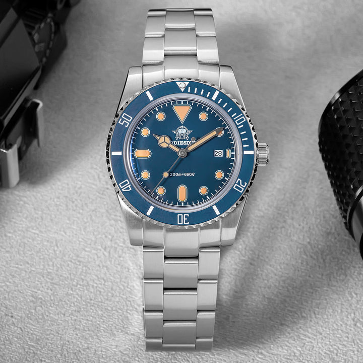 ADDIESDIVE AD2501 reloj de cuarzo 39 mm con bisel giratorio bidireccional - Addiesdiverelojes