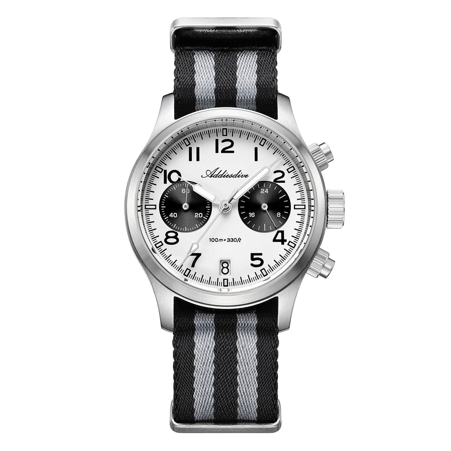 AD2538 – Cronógrafo Retro Casual 39 mm VK64 Addiesdive