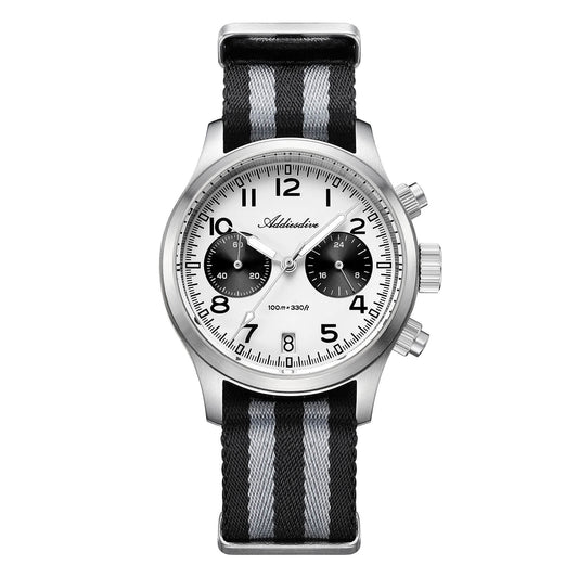 AD2538 – Cronógrafo Retro Casual 39 mm VK64 Addiesdive