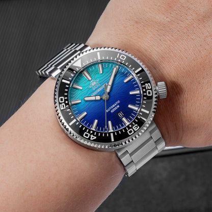 Addiesdive Reloj Buceo 46 mm AD2526 – Elegante Esfera Degradada, Automático Japonés 8215