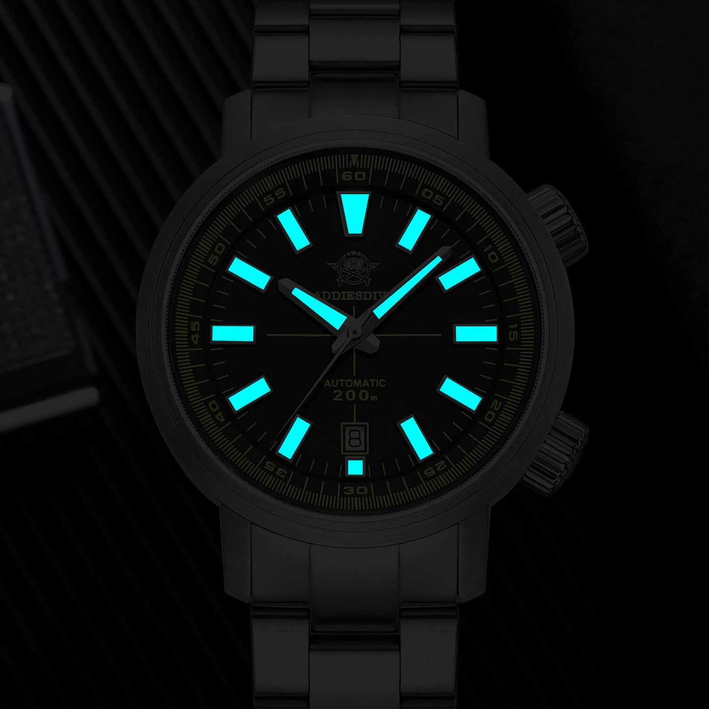 AD2093 – Reloj Automático Dual Crown Original de Addiesdive, Elegante y Preciso