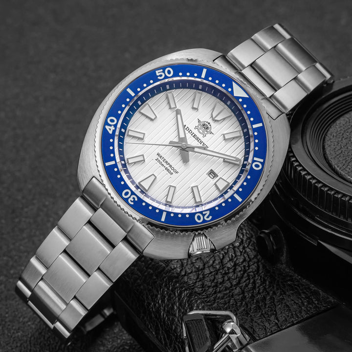 Reloj Hombre Addiesdive Turtle Quartz Diver AD2507 - Elegante Reloj de Buceo de Cuarzo - Addiesdiverelojes