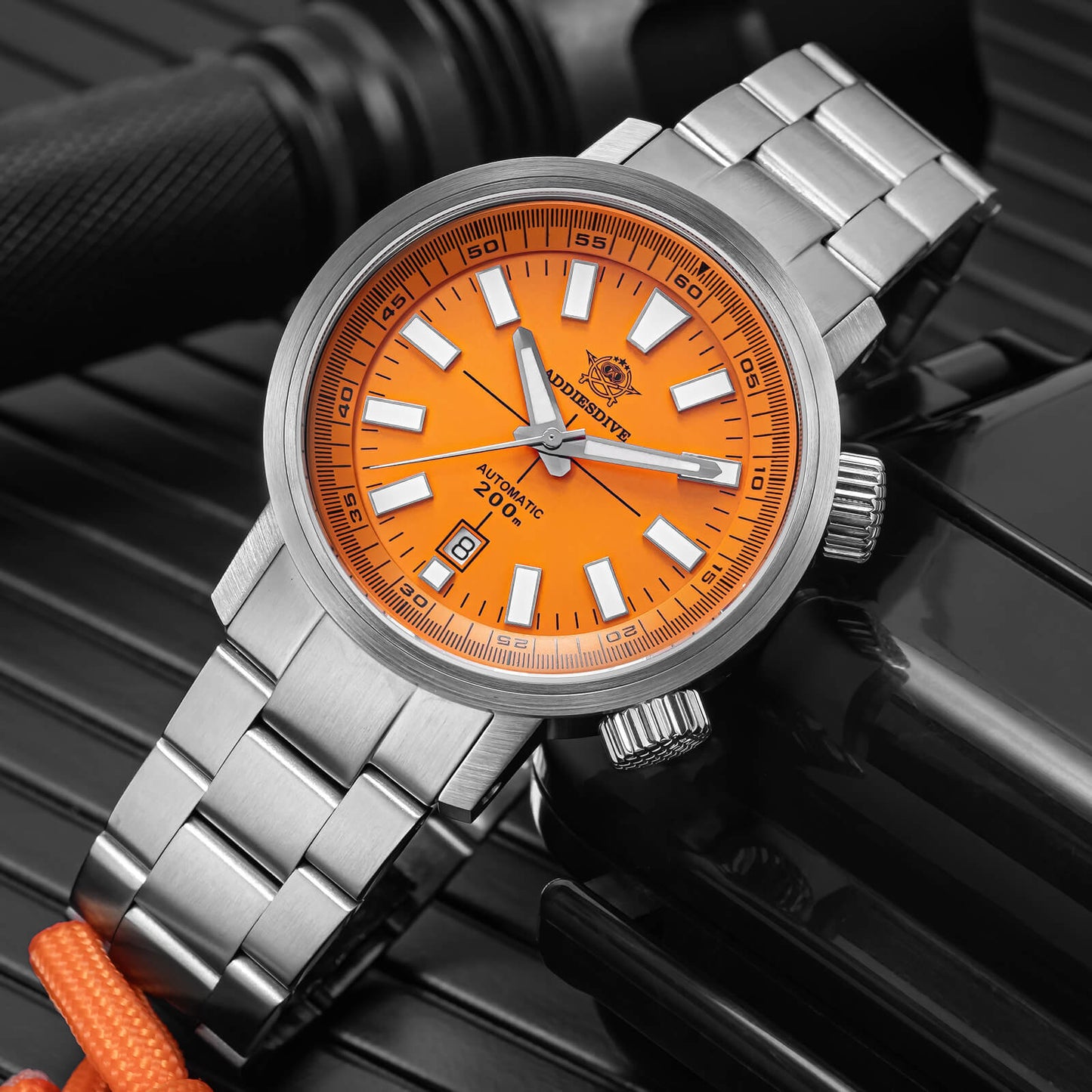 AD2093 – Reloj Automático Dual Crown Original de Addiesdive, Elegante y Preciso
