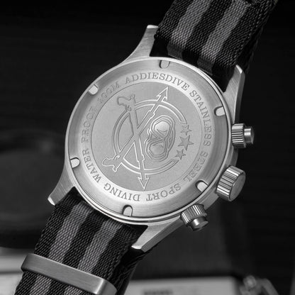 AD2538 – Cronógrafo Retro Casual 39 mm VK64 Addiesdive