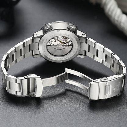 AD2093 – Reloj Automático Dual Crown Original de Addiesdive, Elegante y Preciso