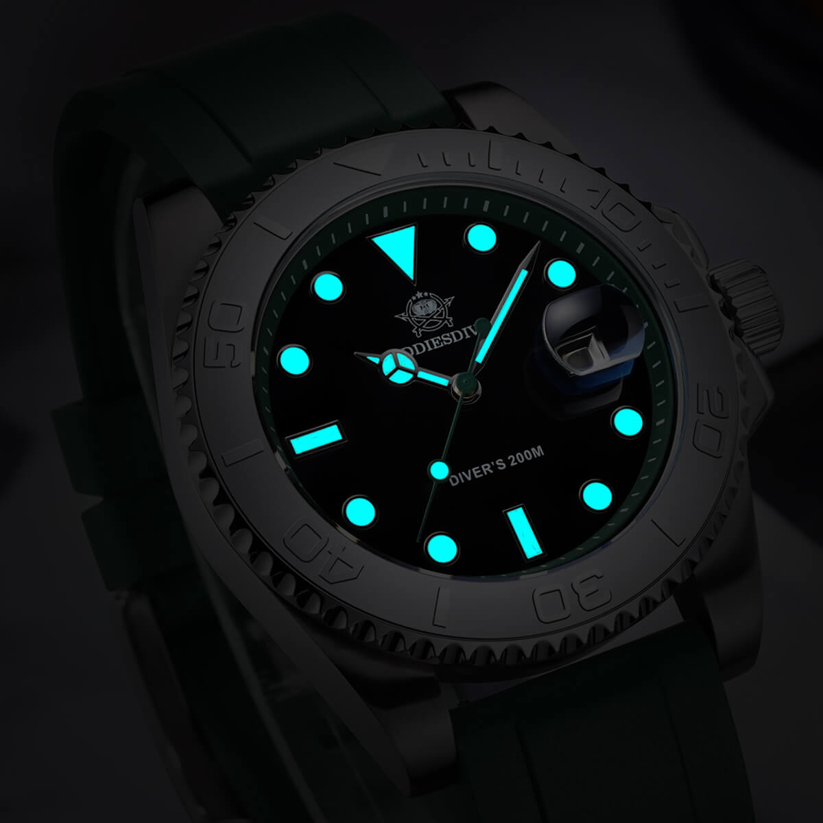 ADDIESDIVE Reloj deportivo de cuarzo de 41mm resistente al agua 200M (AD2040)