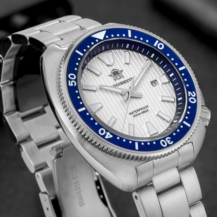 Reloj Hombre Addiesdive Turtle Quartz Diver AD2507 - Elegante Reloj de Buceo de Cuarzo - Addiesdiverelojes