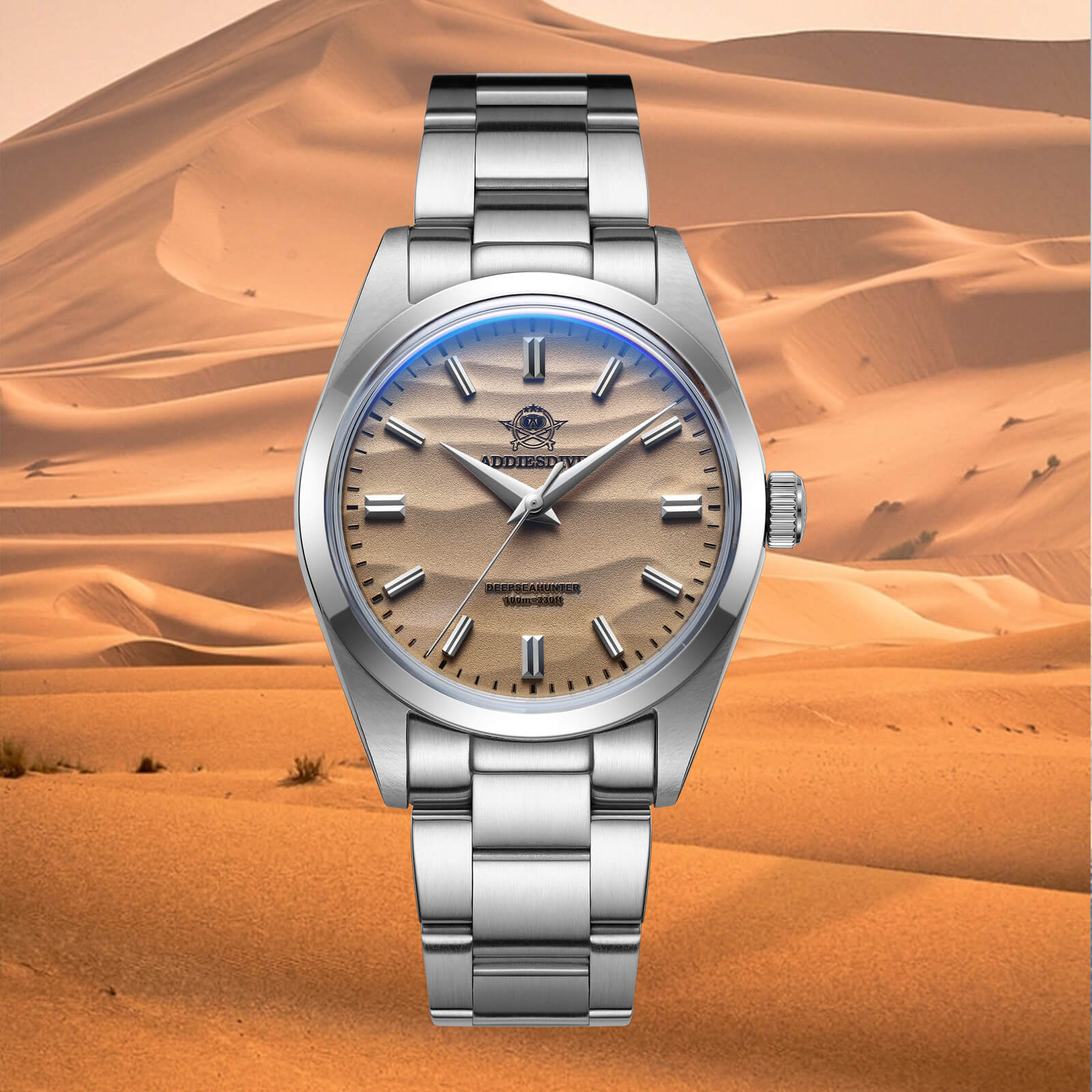 ADDIESDIVE 36mm Reloj de cuarzo VH31 Movimiento （AD2030）