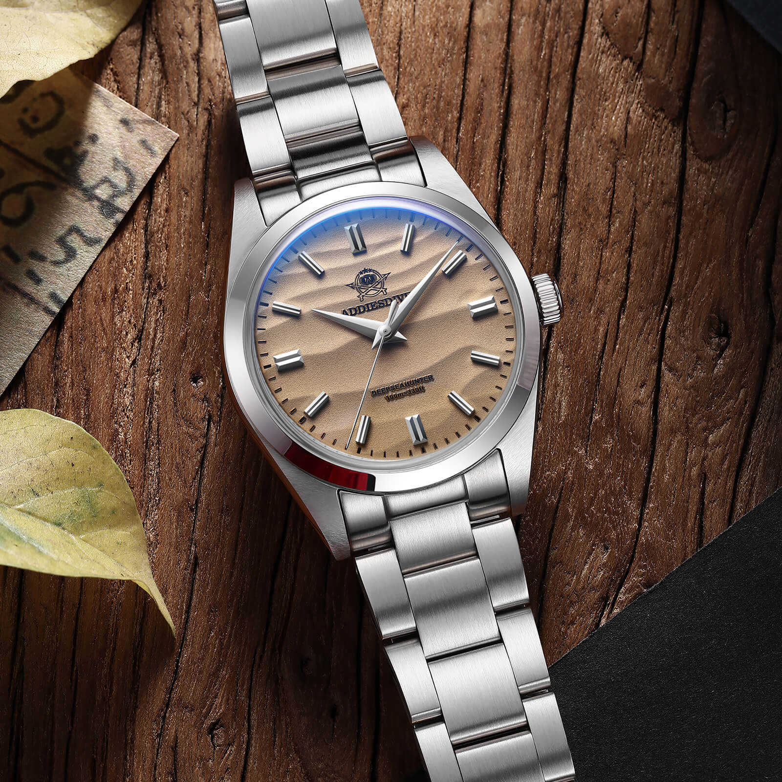 ADDIESDIVE 36mm Reloj de cuarzo VH31 Movimiento （AD2030）