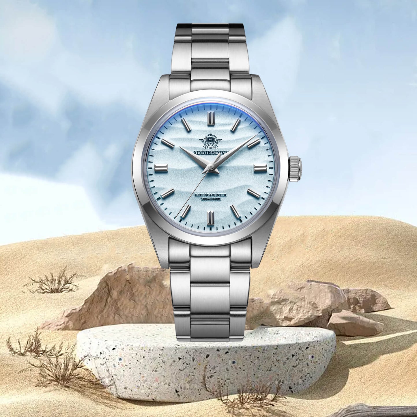 ADDIESDIVE 36mm Reloj de cuarzo VH31 Movimiento （AD2030）