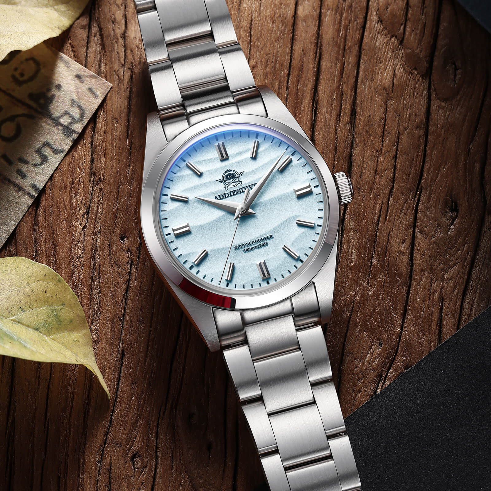 ADDIESDIVE 36mm Reloj de cuarzo VH31 Movimiento （AD2030）