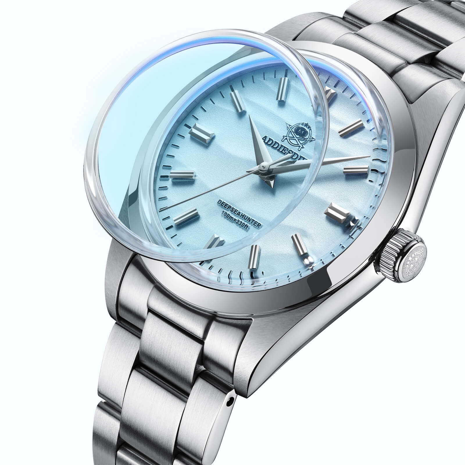 ADDIESDIVE 36mm Reloj de cuarzo VH31 Movimiento （AD2030）
