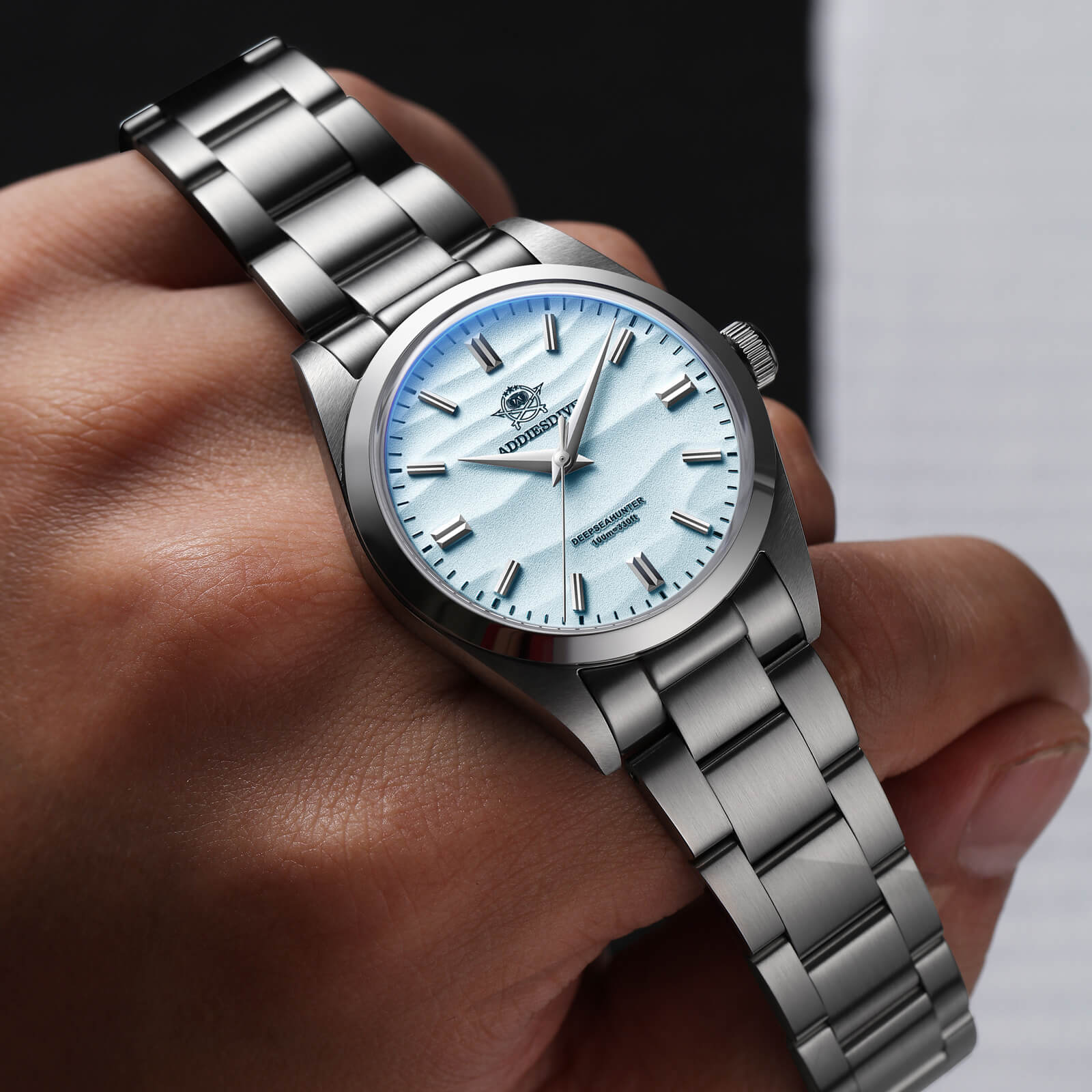 ADDIESDIVE 36mm Reloj de cuarzo VH31 Movimiento （AD2030）