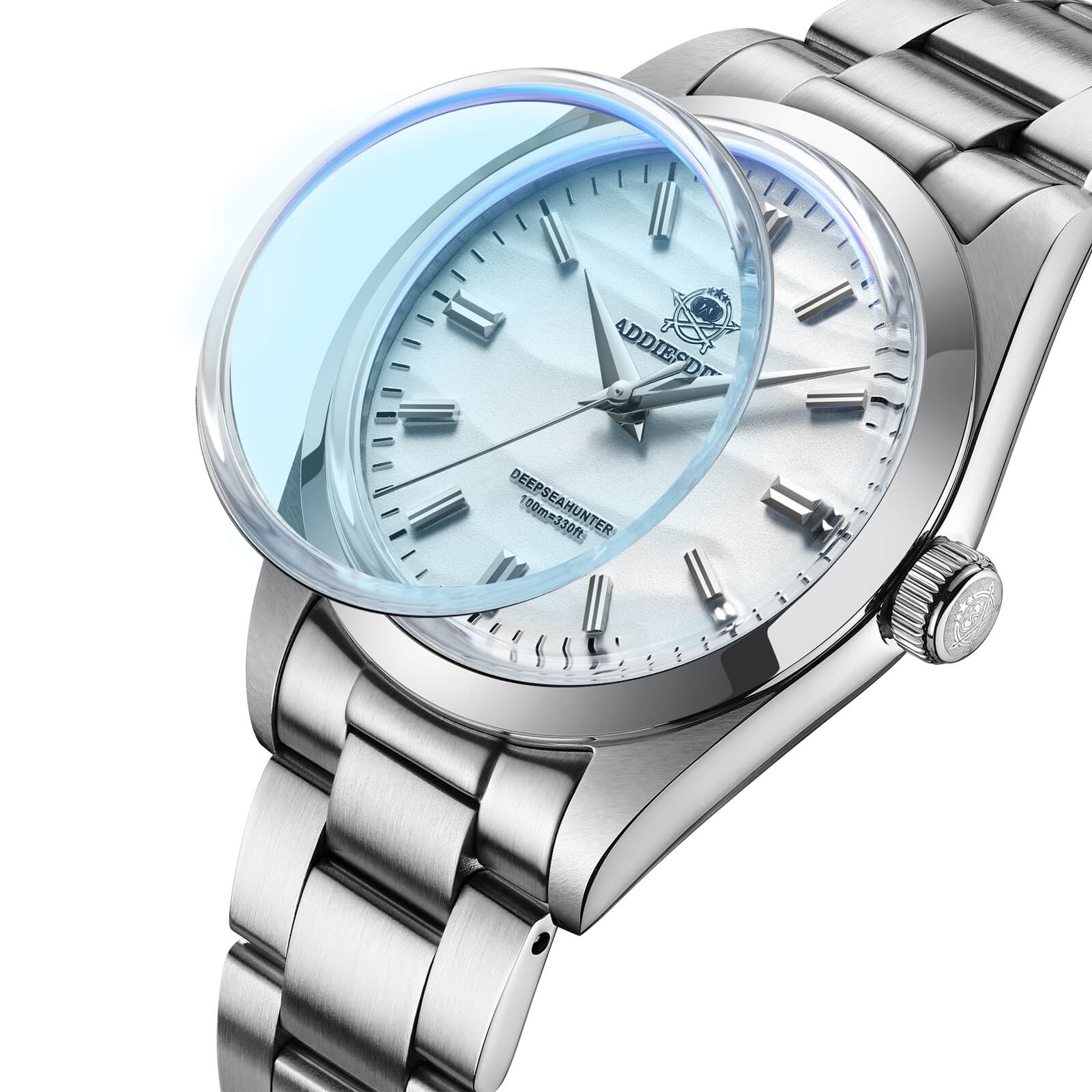 ADDIESDIVE 36mm Reloj de cuarzo VH31 Movimiento （AD2030）