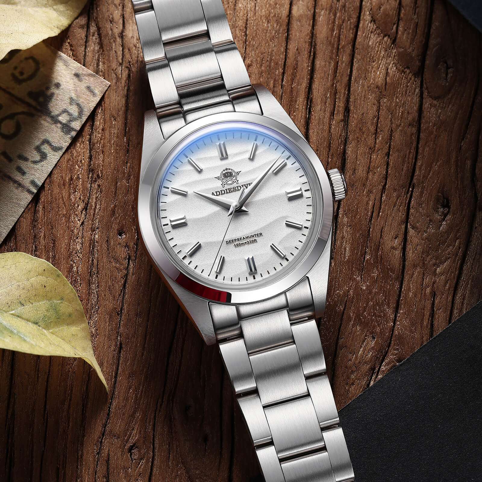 ADDIESDIVE 36mm Reloj de cuarzo VH31 Movimiento （AD2030）
